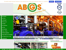 Tablet Screenshot of abgs-gmbh.de